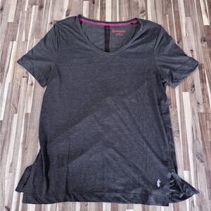 Cotopaxi Women's Charcoal V-Neck Tee